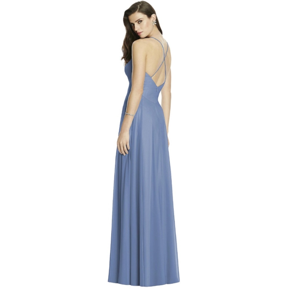 Dessy 2988 Larkspur Criss Cross Dress 4